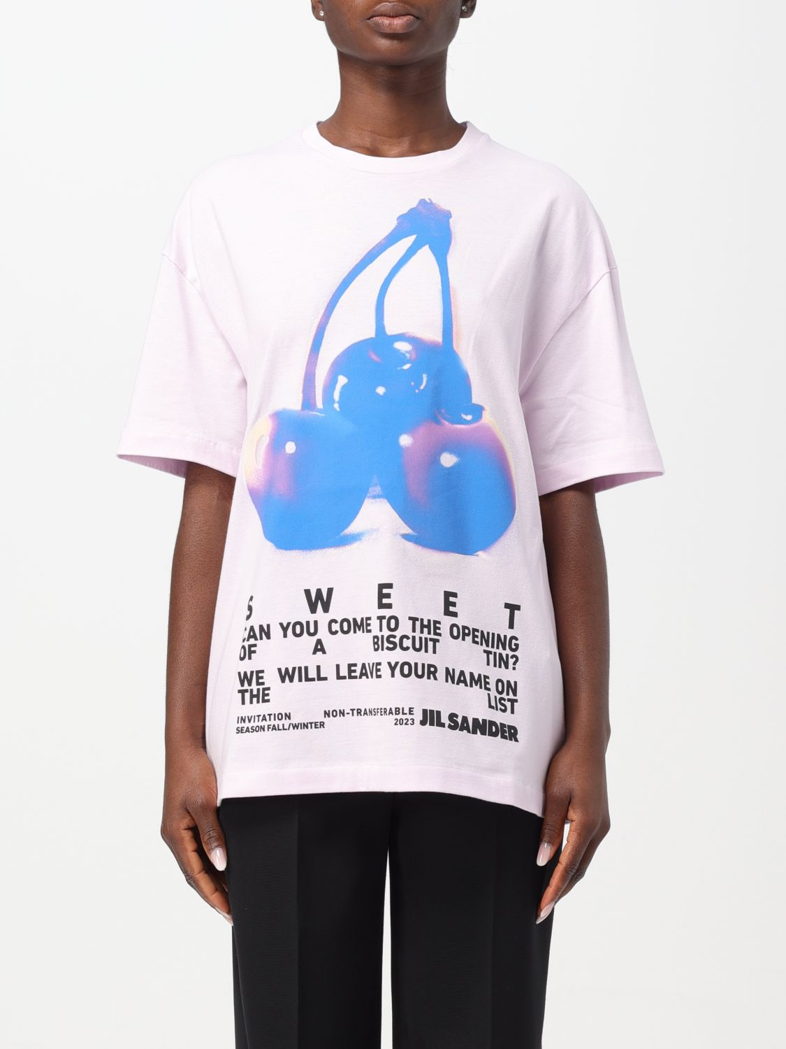 Jil Sander T-shirt  Woman Color Wisteria