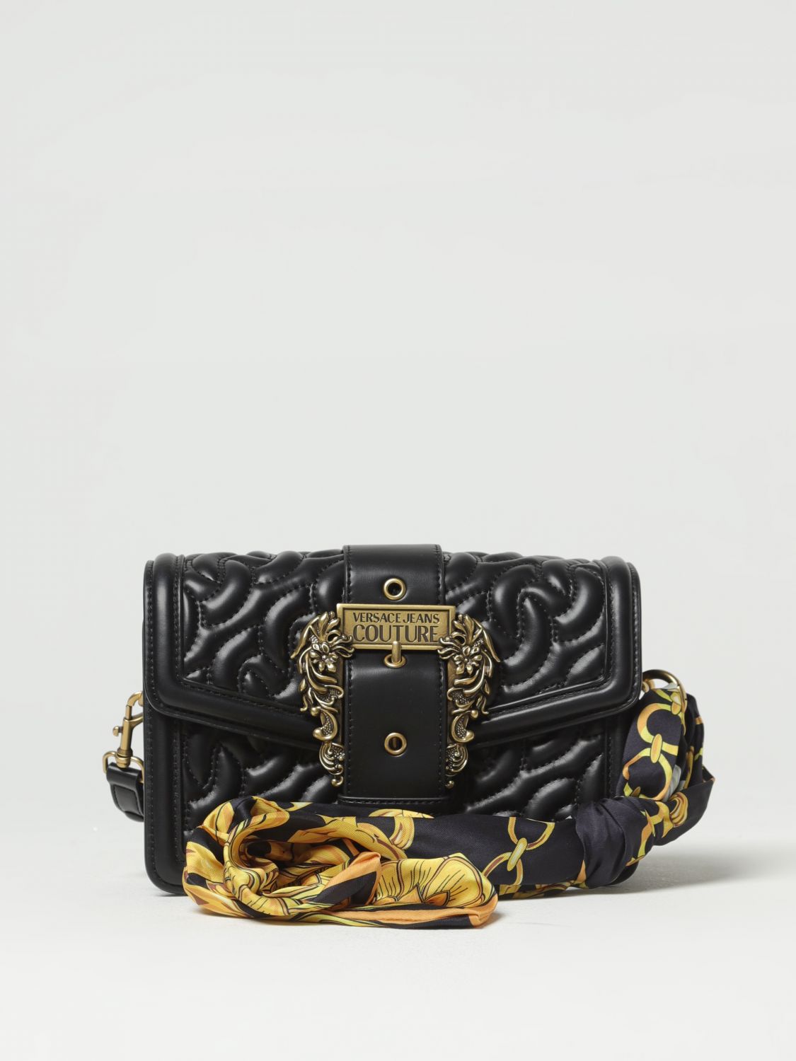 Versace Jeans Couture Shoulder Bag  Woman In Black