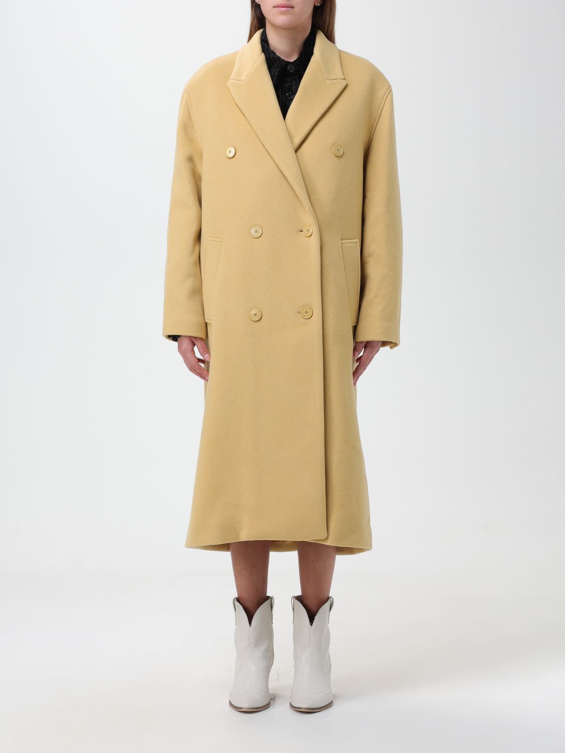 Isabel Marant Coat  Woman In Yellow