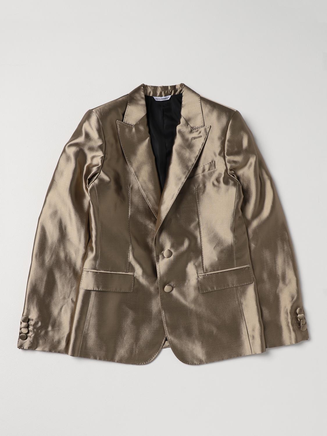 DOLCE & GABBANA Jacke Kinder Farbe Gold