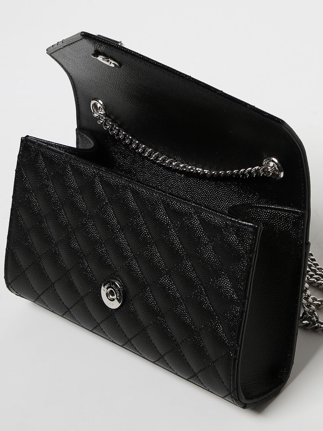 SAINT LAURENT: shoulder bag for woman - Black  Saint Laurent shoulder bag  600195BOW92 online at