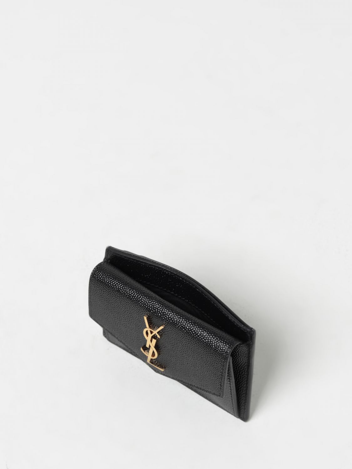 Saint Laurent Small Monogramme Wallet Black, Flap Wallet