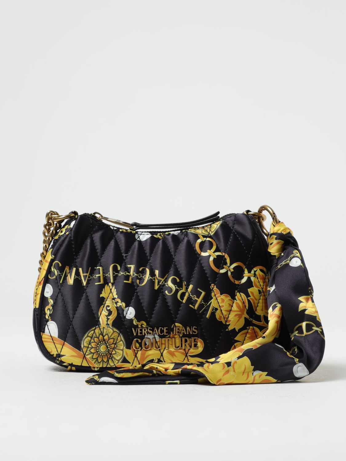 Versace Jeans Couture Mini Couture I Shoulder Bag in Black
