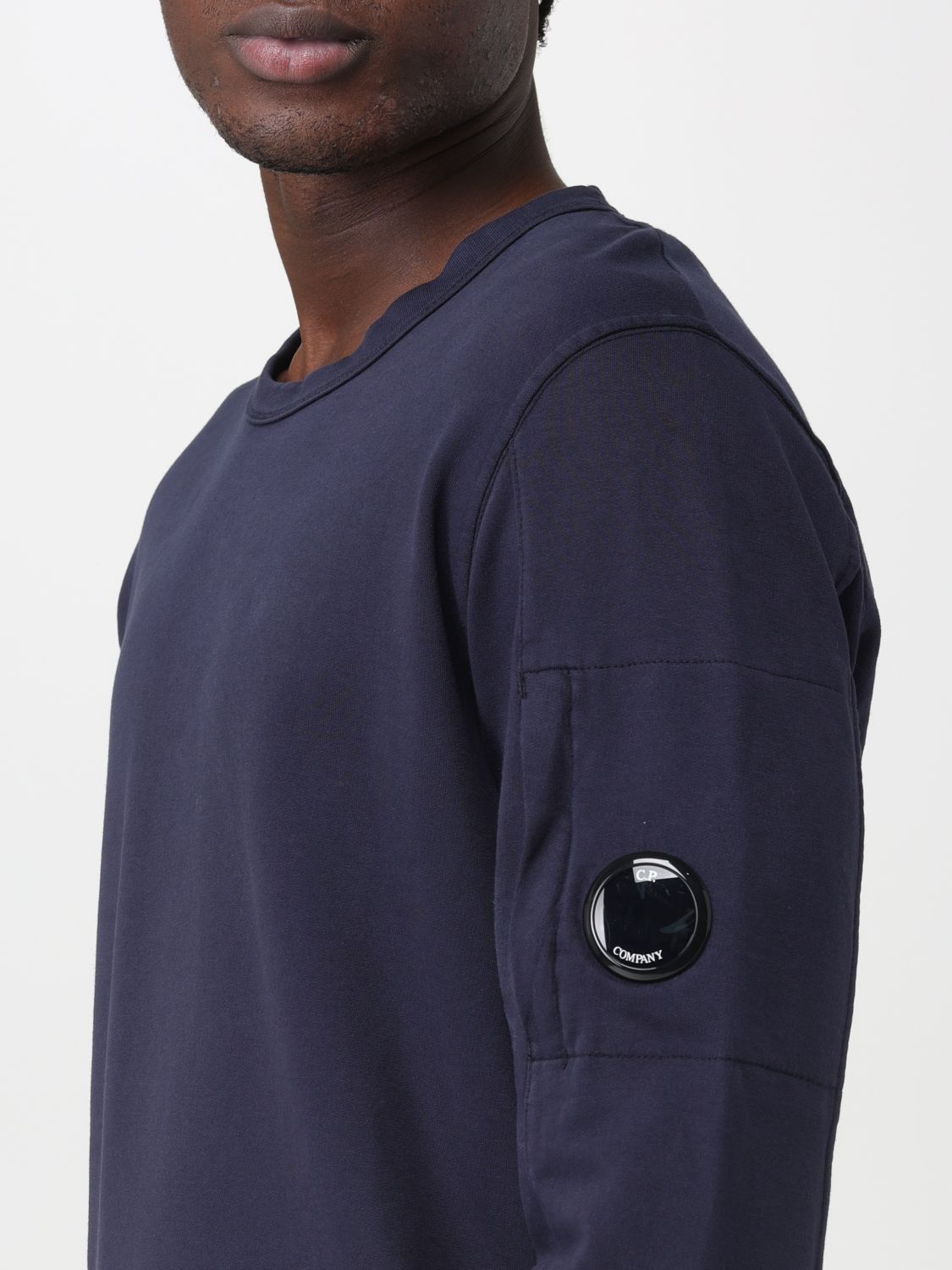 Cp company discount lens sweatshirt navy