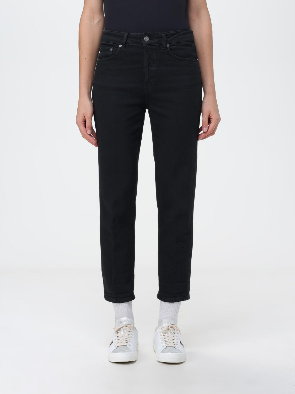 Trousers DONDUP Woman colour Black