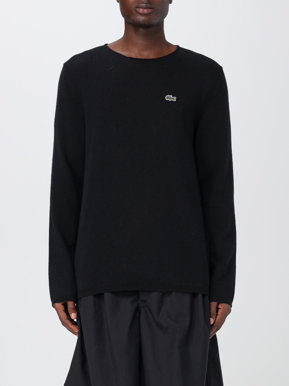 COMME DES GARÇONS SHIRT SWEATER COMME DES GARCONS SHIRT X LACOSTE MEN COLOR BLACK,E73472002