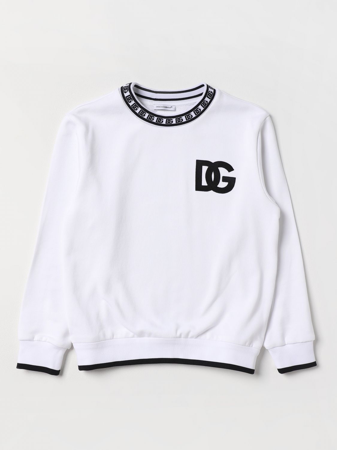 Dolce & Gabbana Boy's Monogram Jacquard Sweater