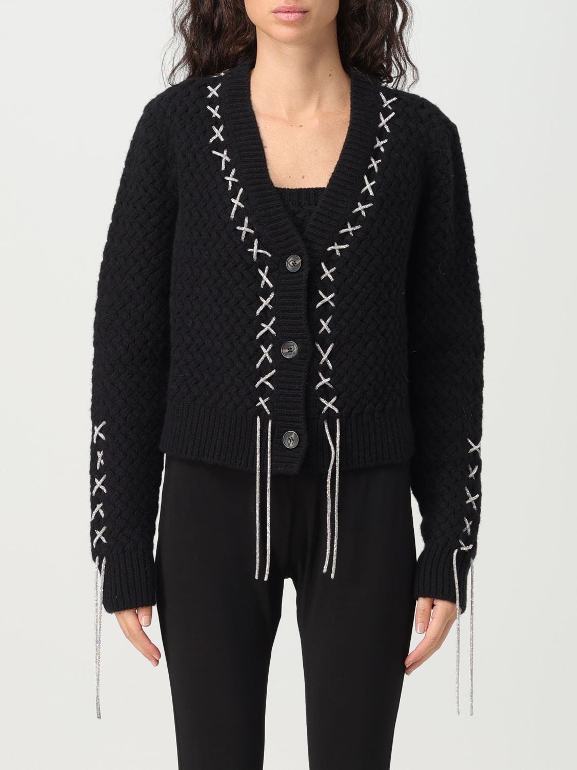 Shop Giuseppe Di Morabito Sweater  Woman Color Black