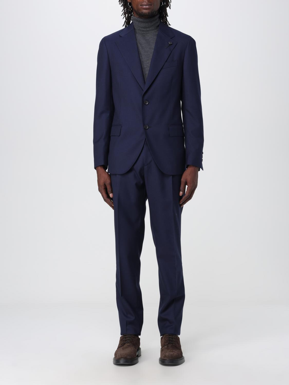 Lardini Suit  Men In Blue