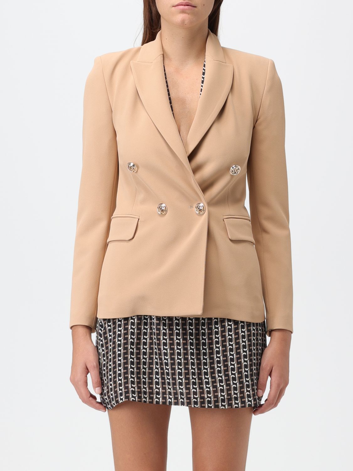 Liu •jo Blazer Liu Jo Woman In Beige