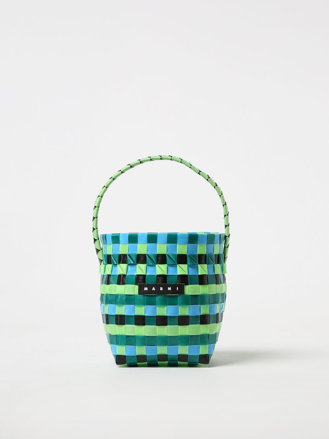 Multicolour MARNI MARKET MINI BASKET bag