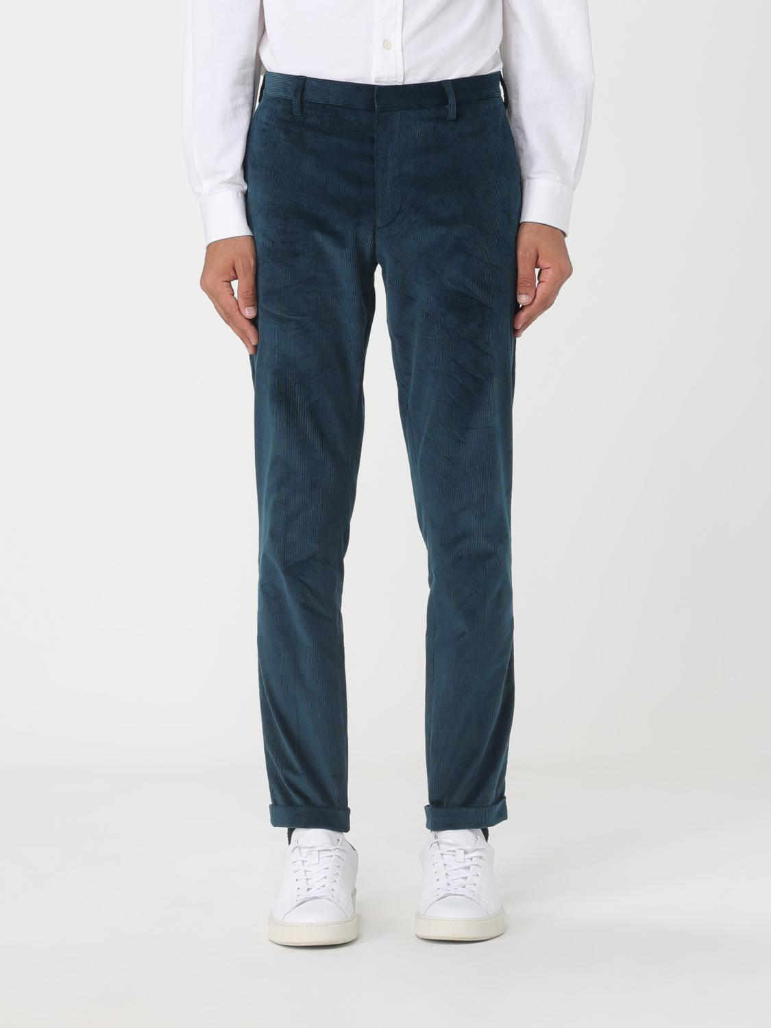 Paul Smith Ps  Drawstring Trousers In Blue