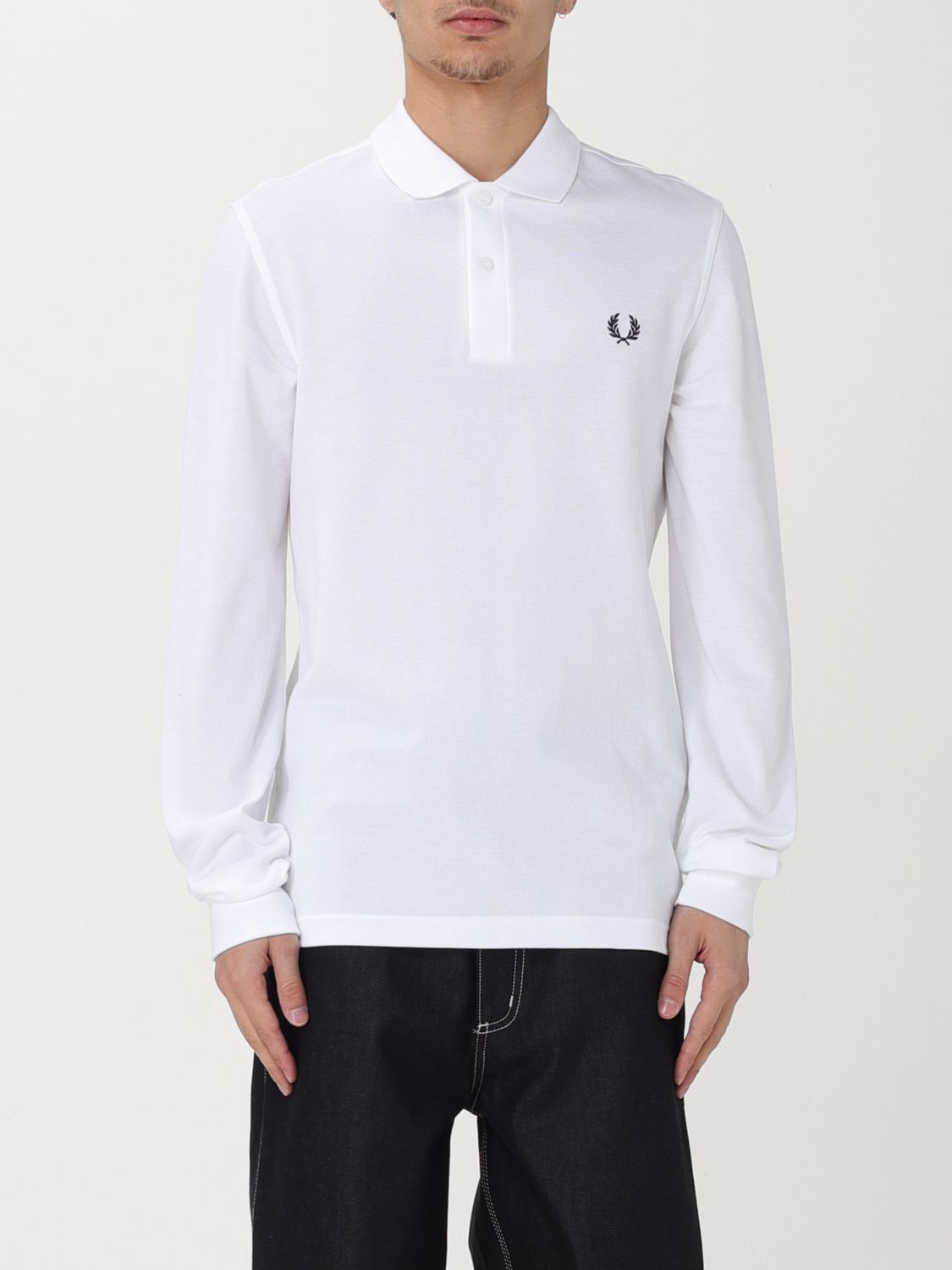 Fred Perry Polo  Damen Farbe Weiss In White