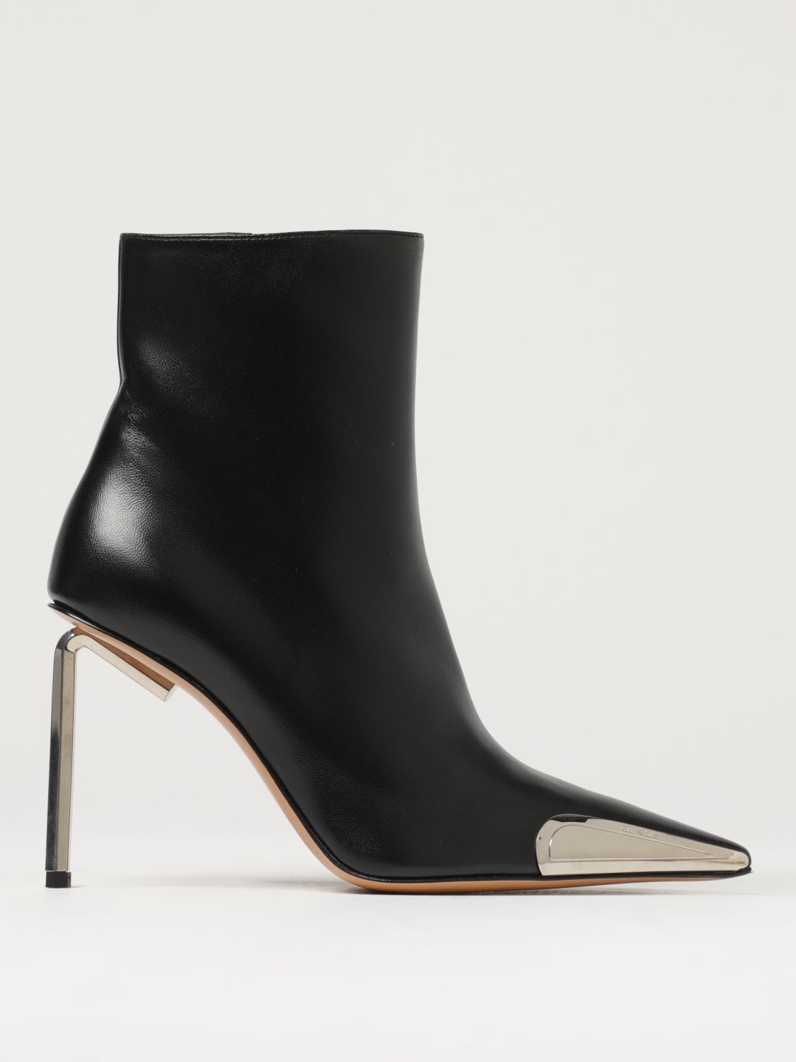 OFF-WHITE ALLEN FRAME ANKLE BOOTS IN NAPPA LEATHER,E75493002