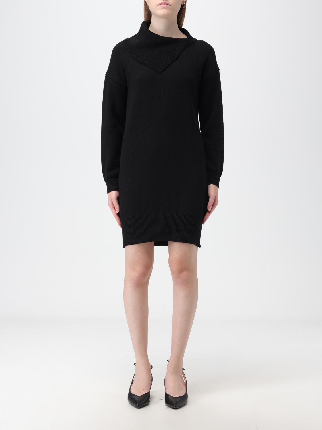 ワンピース LIU JO Woman Dress Black MA4376T4853 22222 Liu •jo Dress Liu Jo Woman In Black | ModeSens