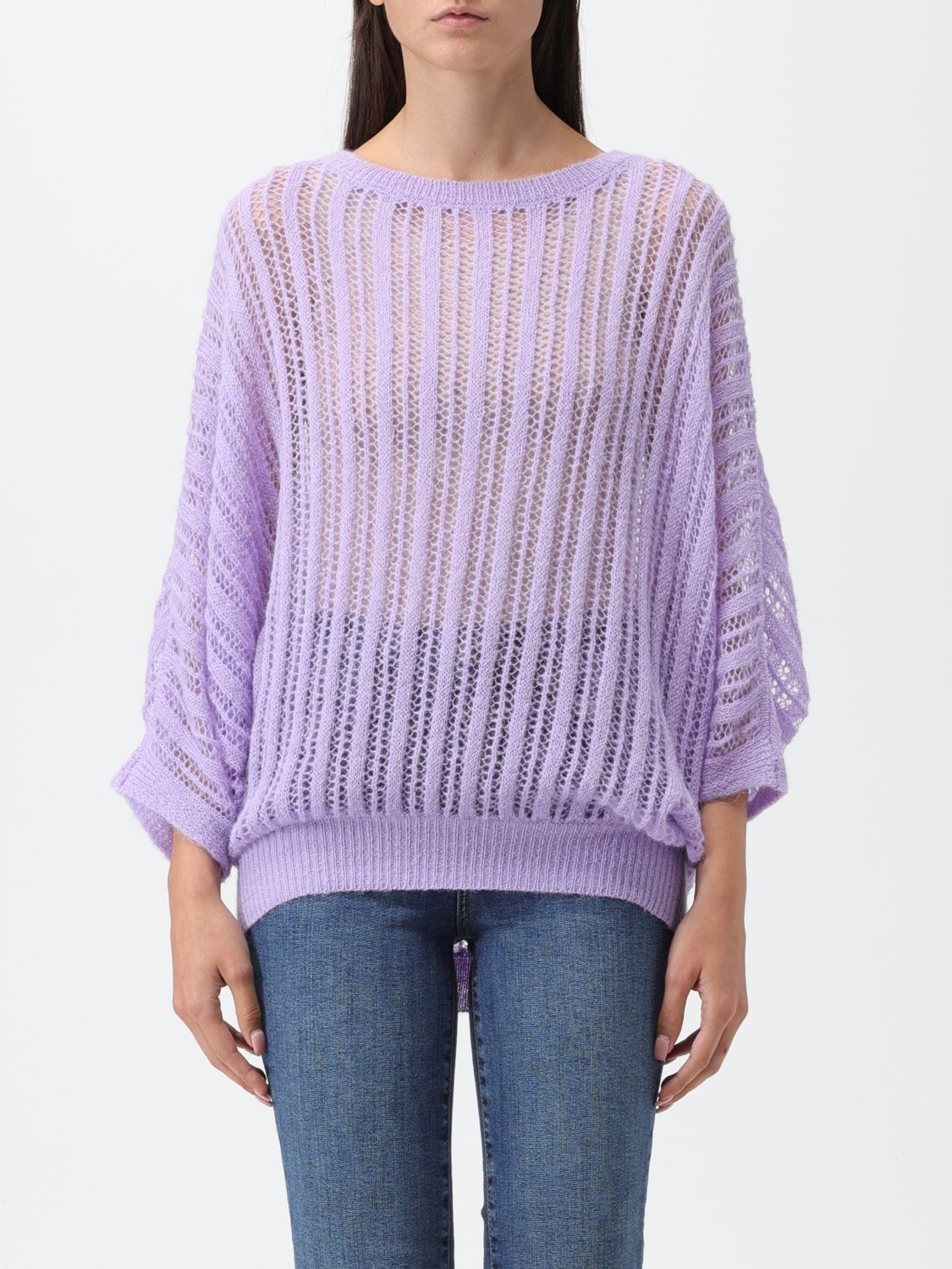 Twinset Jumper  Woman In Lavander