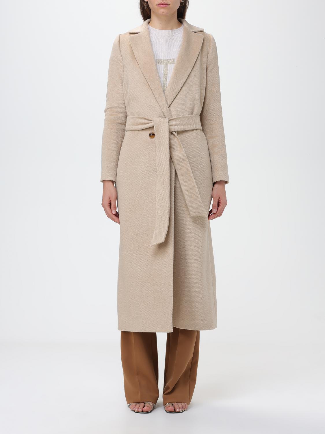 Twinset Coat  Woman In Brown