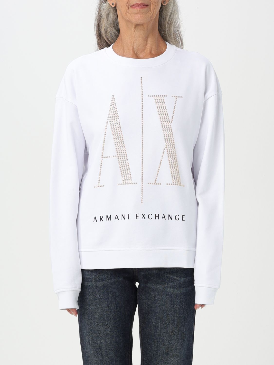 Armani Exchange Sweatshirt  Woman Color White