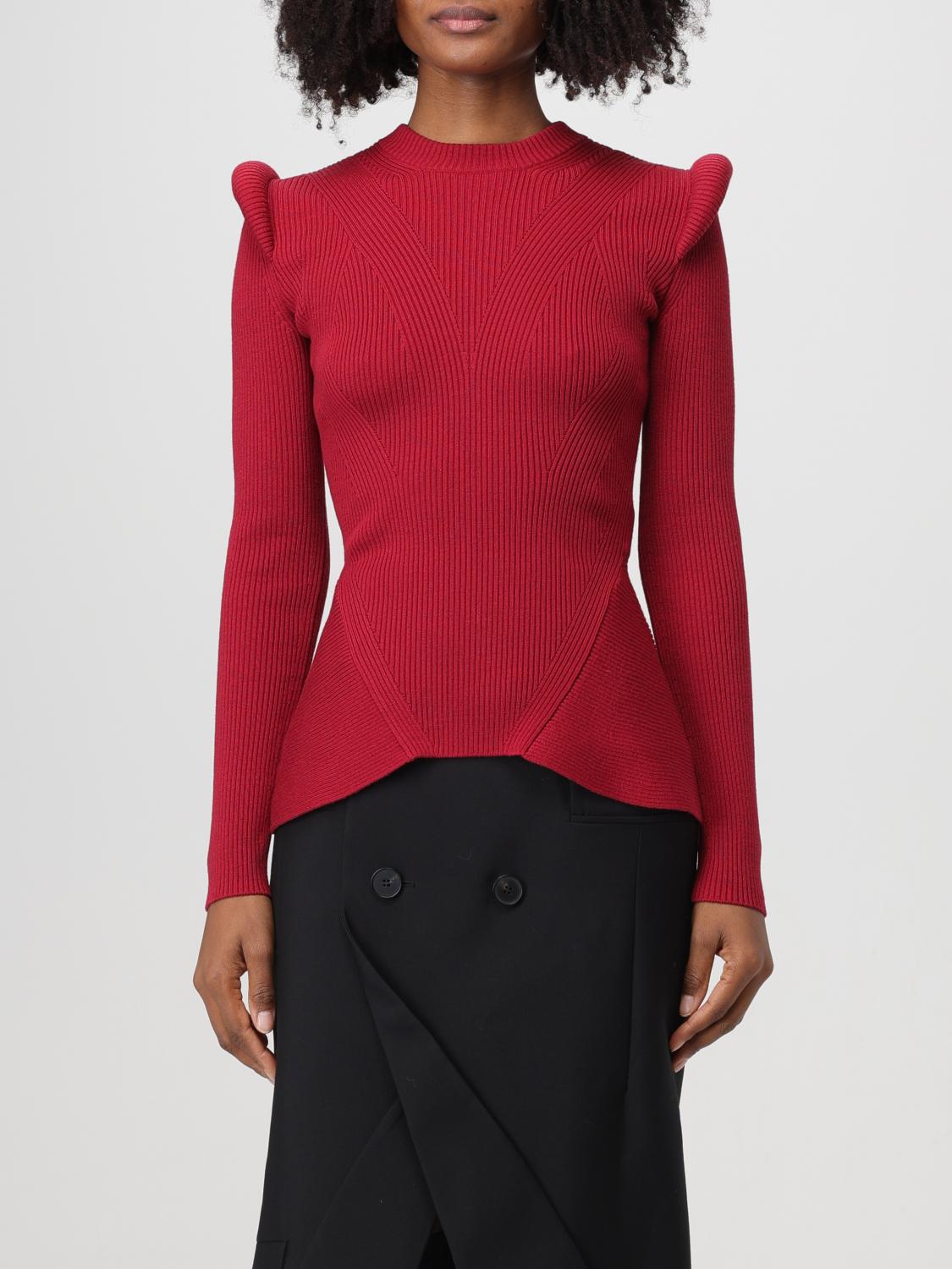 Alexander mcqueen hotsell red sweater