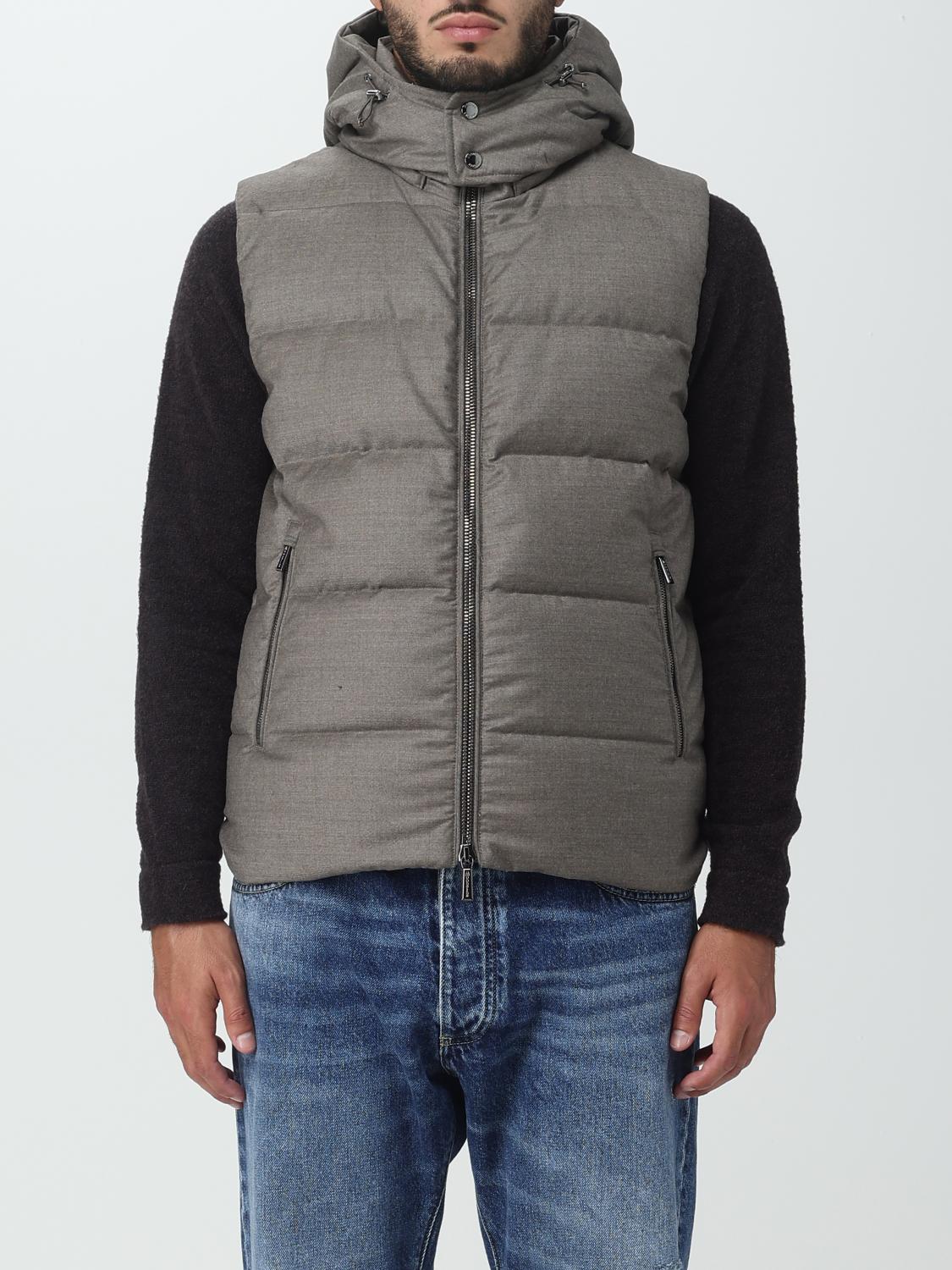 Moorer Suit Vest in Beige