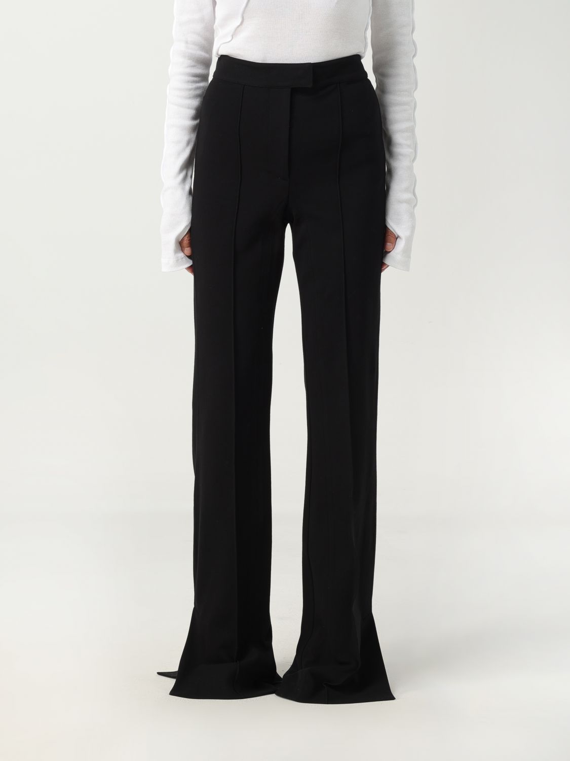 trousers helmut lang woman colour black