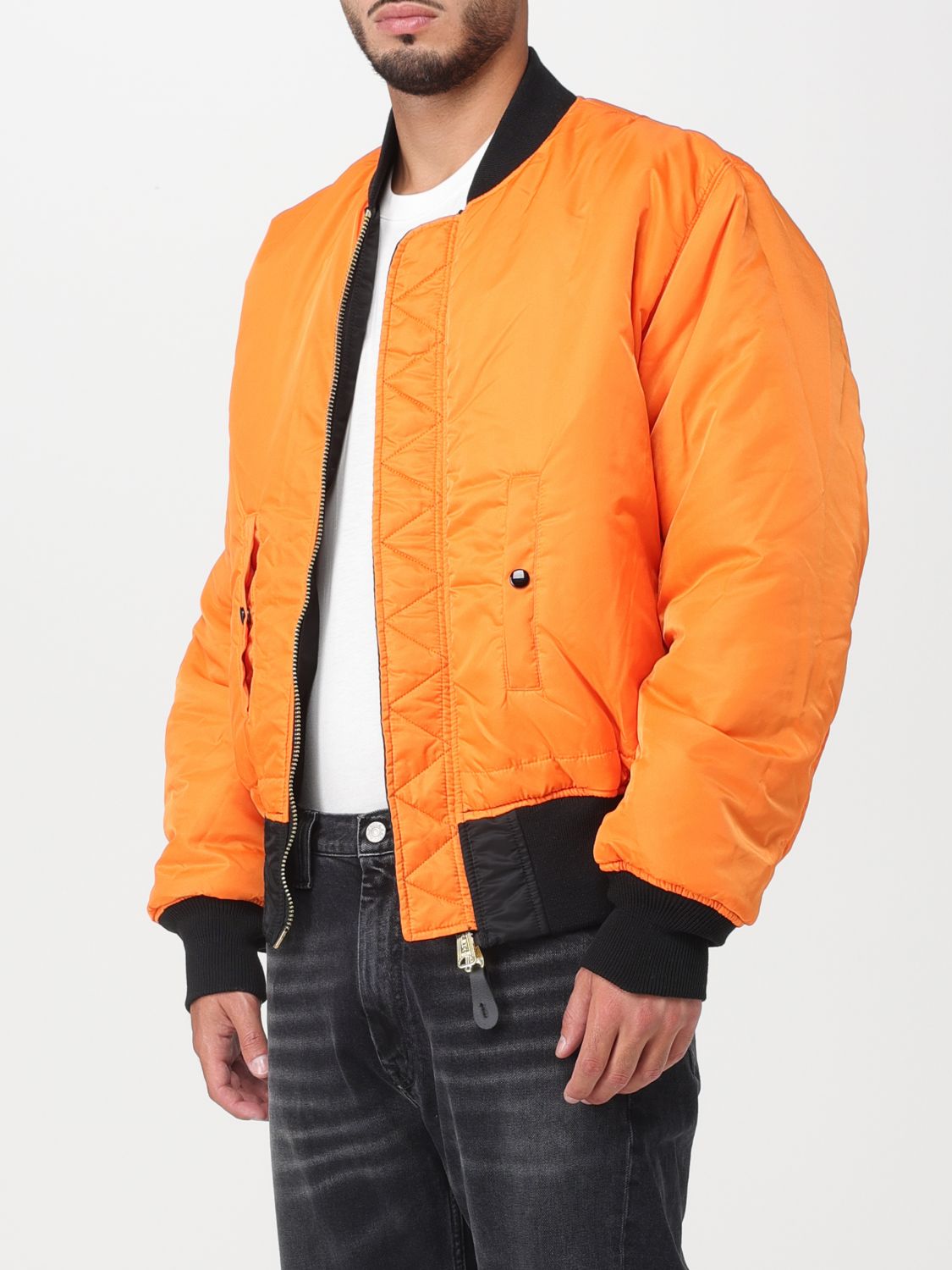 ALPHA INDUSTRIES: jacket for men - Black  Alpha Industries jacket 100101  online at