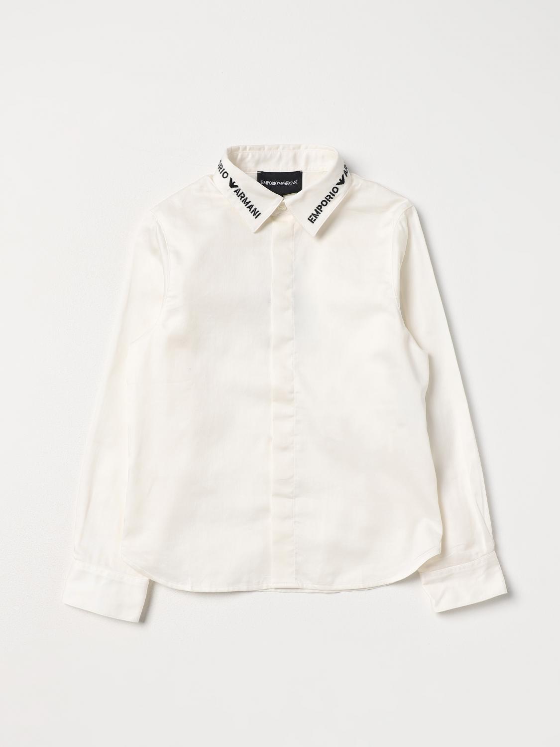 EMPORIO ARMANI Hemd Kinder Farbe Weiß
