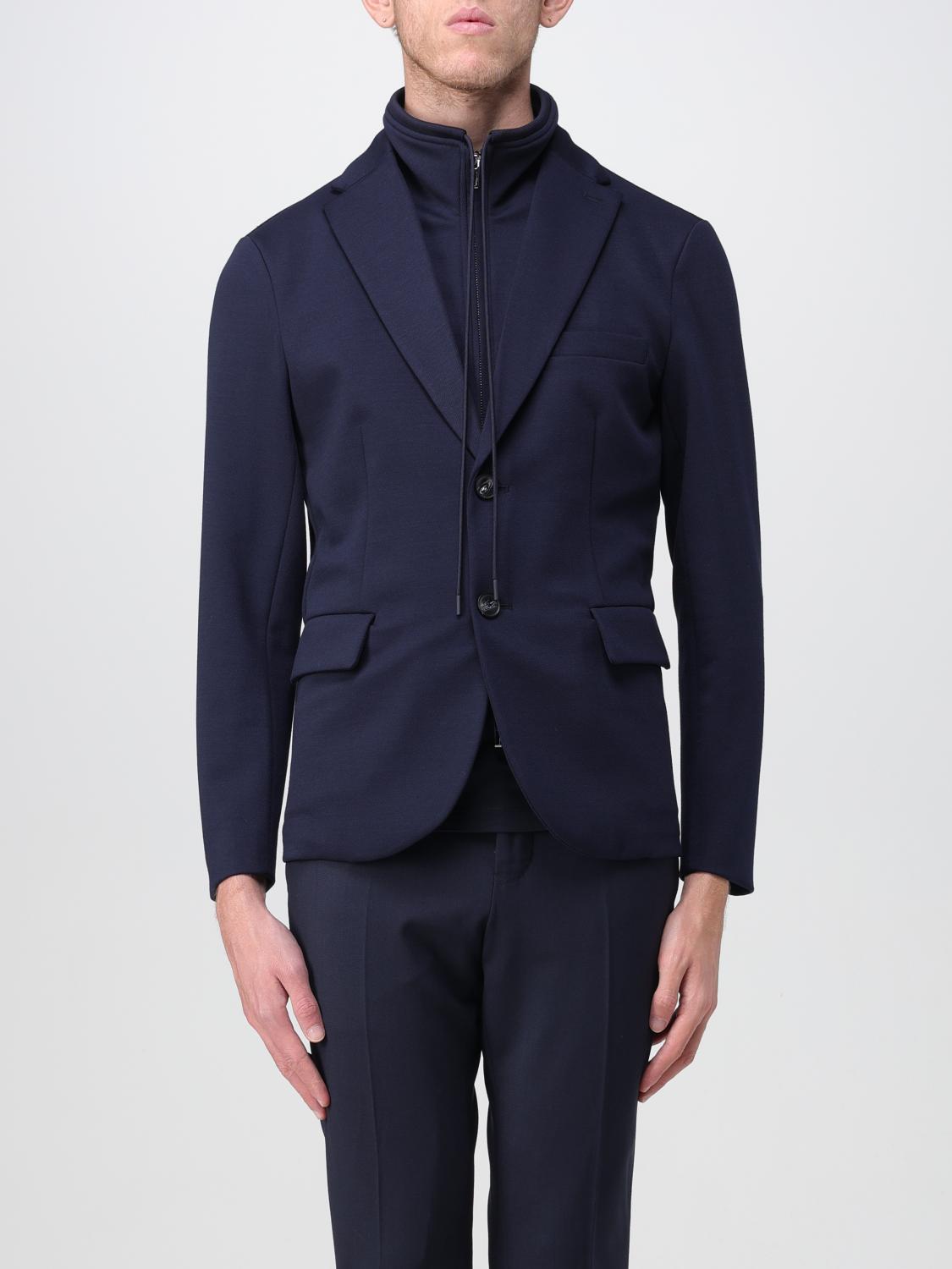 Blazer EMPORIO ARMANI Men color Navy Blazer EMPORIO ARMANI Men color Navy