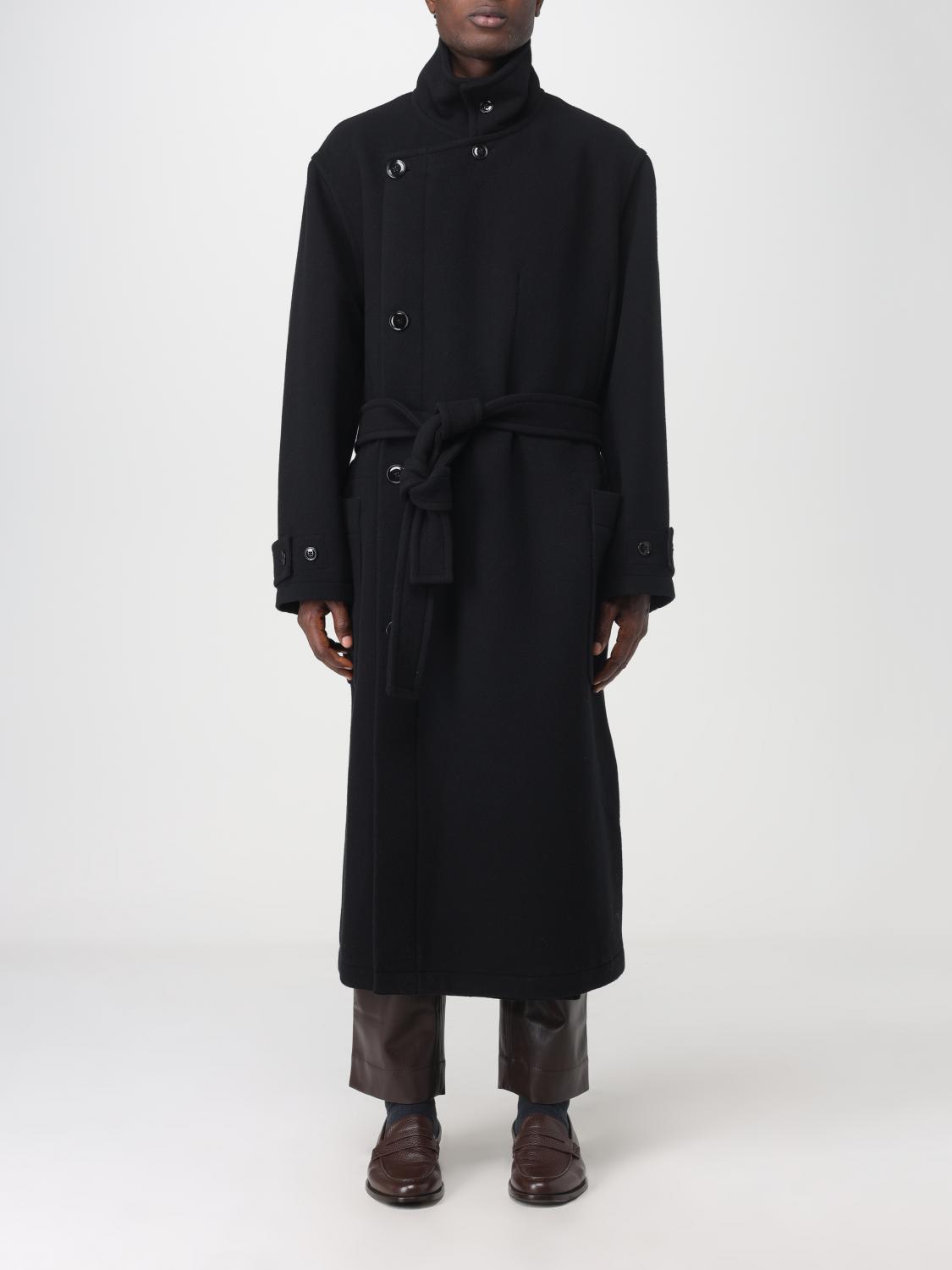 LEMAIRE: coat for man - Black | Lemaire coat CO1037LF1116 online