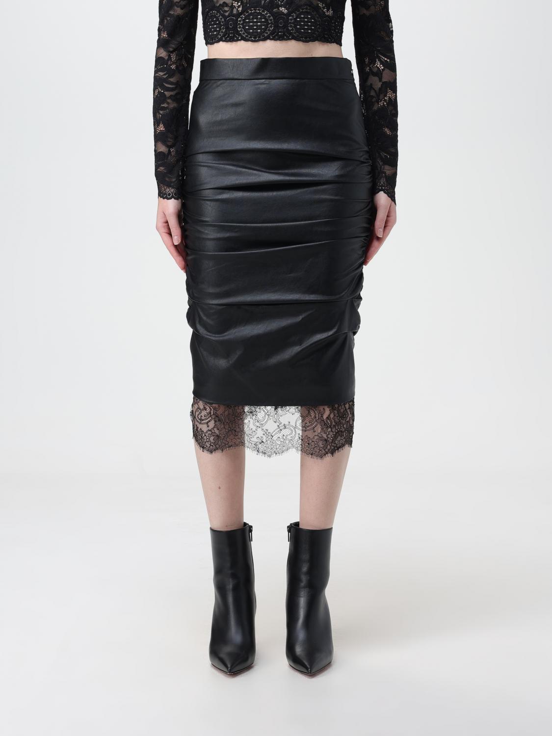 Tom Ford Ruched Pencil Skirt In Black