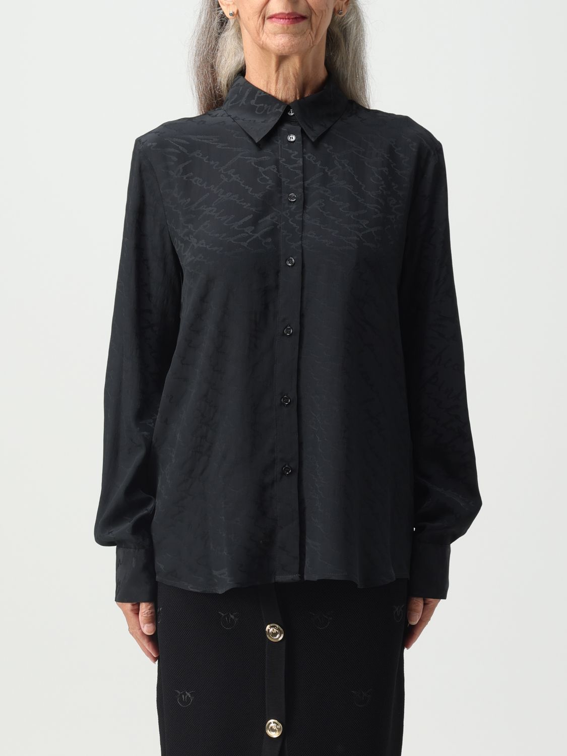 Shirt PINKO Woman colour Black