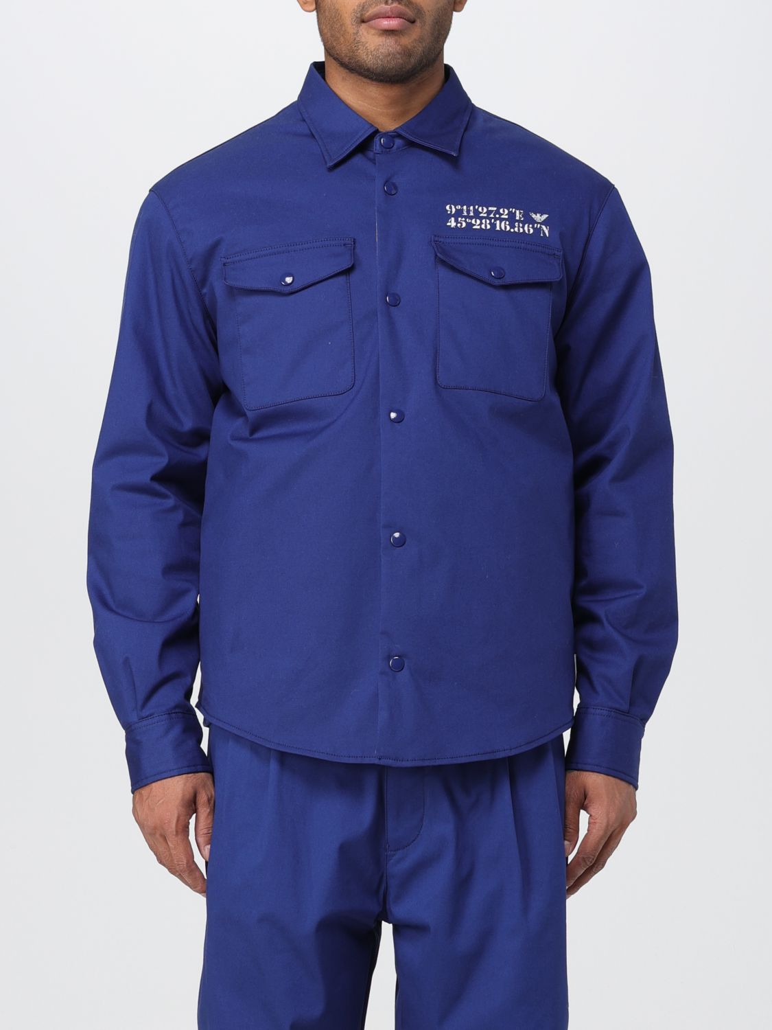 Emporio Armani Jacket in Blue for Men