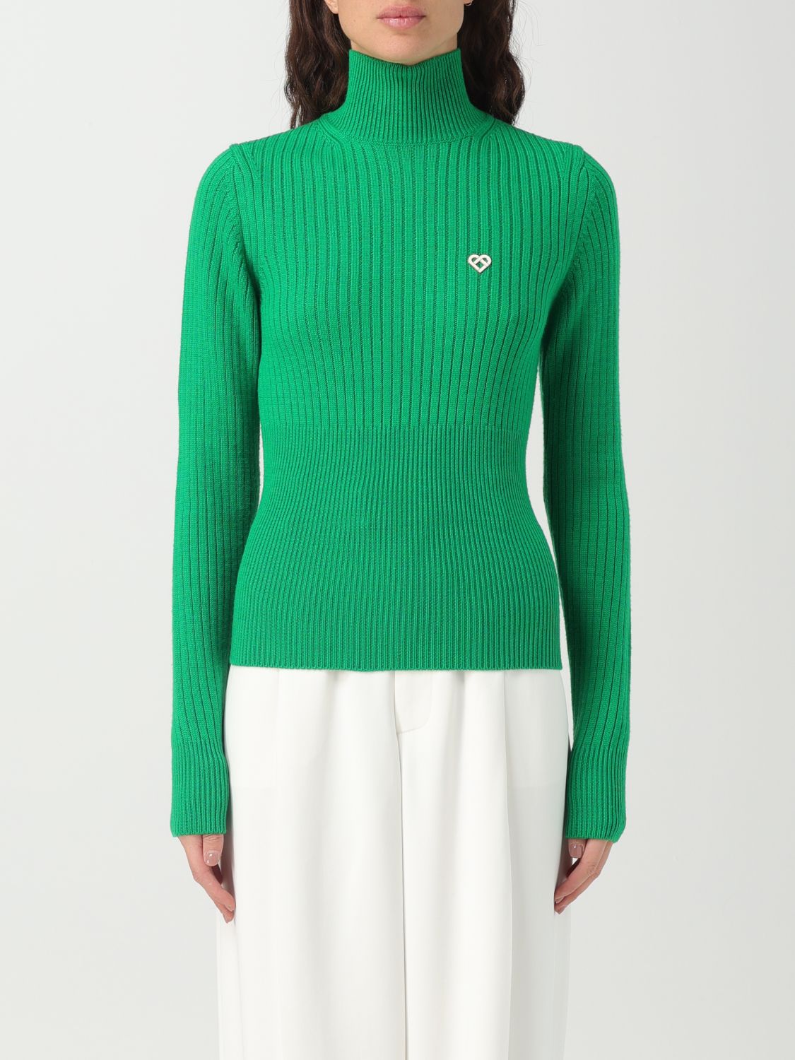 Shop Casablanca Sweater  Woman Color Green