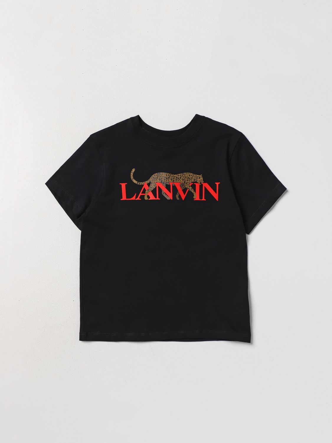 Lanvin Kids' T-shirt  Kinder Farbe Schwarz In Black