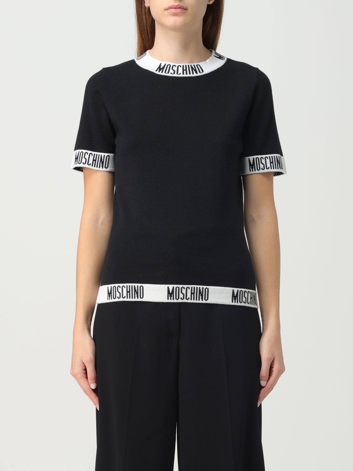 Moschino Couture 毛衣  女士 颜色 黑色 In Black