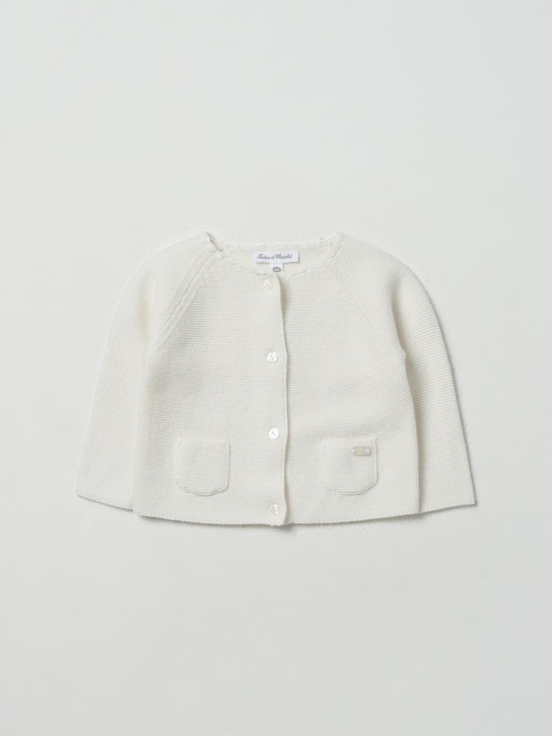 TARTINE ET CHOCOLAT Pullover Kinder Farbe Weiß
