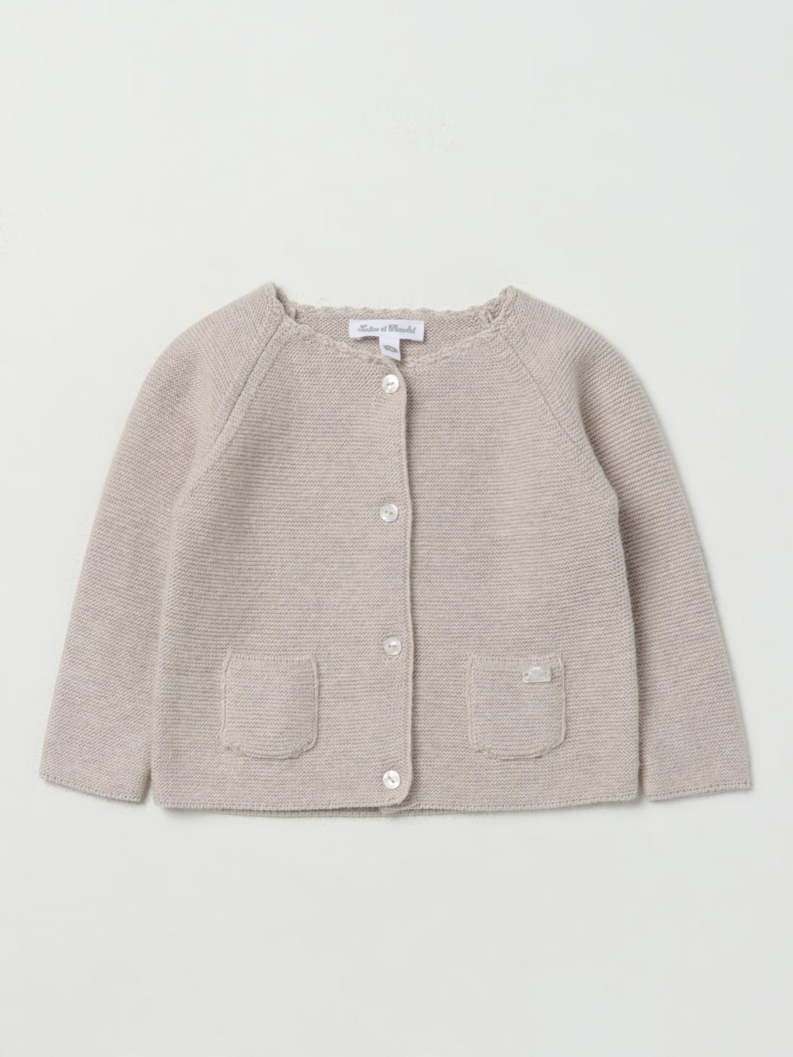 TARTINE ET CHOCOLAT Pullover Kinder Farbe Beige
