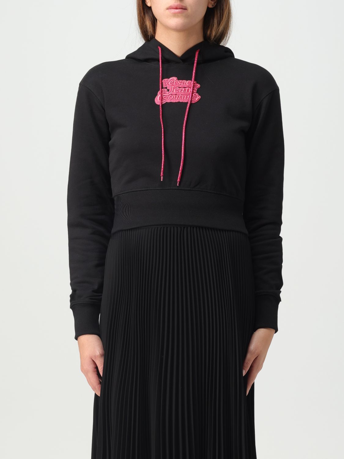 Versace Jeans Couture Sweatshirt  Damen Farbe Schwarz In Black