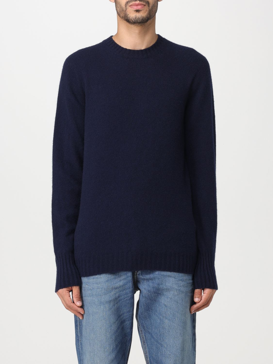 Shop Drumohr Sweater  Men Color Blue