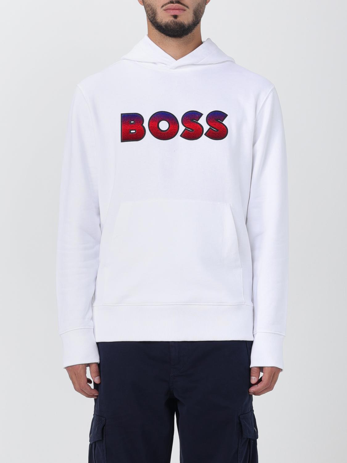 Sweatshirt BOSS Men color White