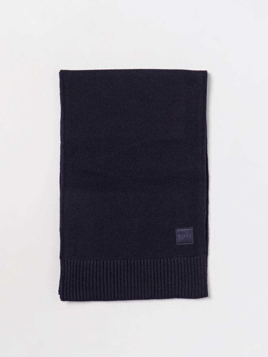 Scarf BOSS Men color Navy