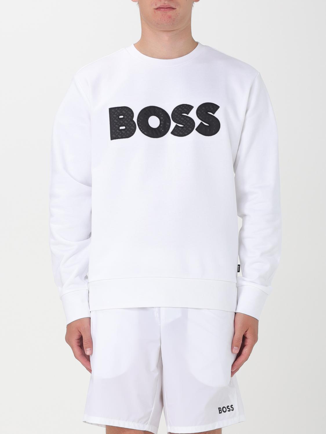 Sweatshirt BOSS Men color White