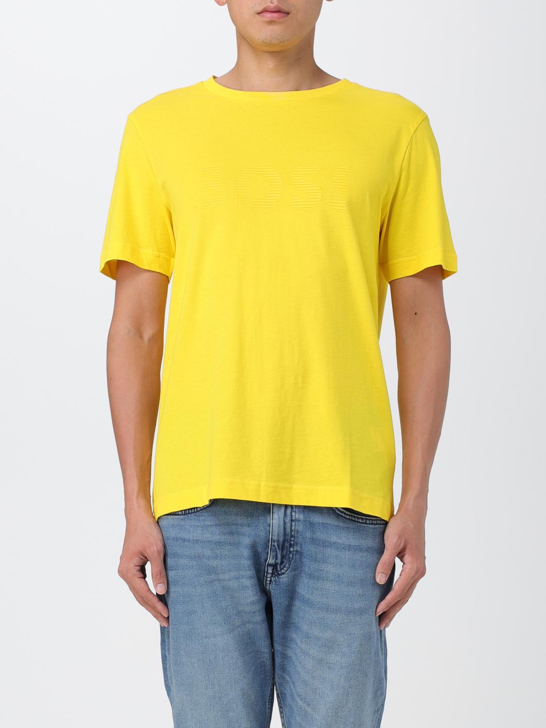 T-Shirt BOSS Men color Ocher