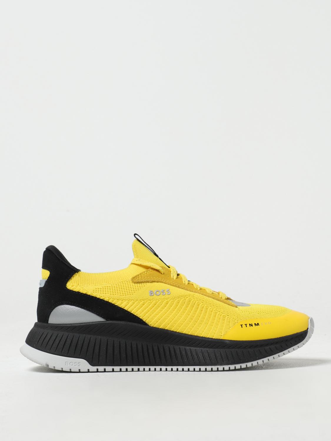 Hugo Boss Sneakers Boss Men Color Yellow