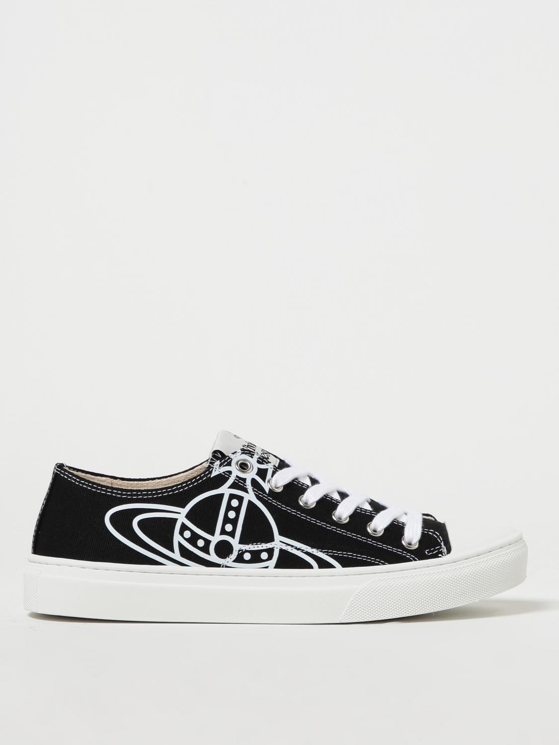 Shop Vivienne Westwood Sneakers Men Color Black