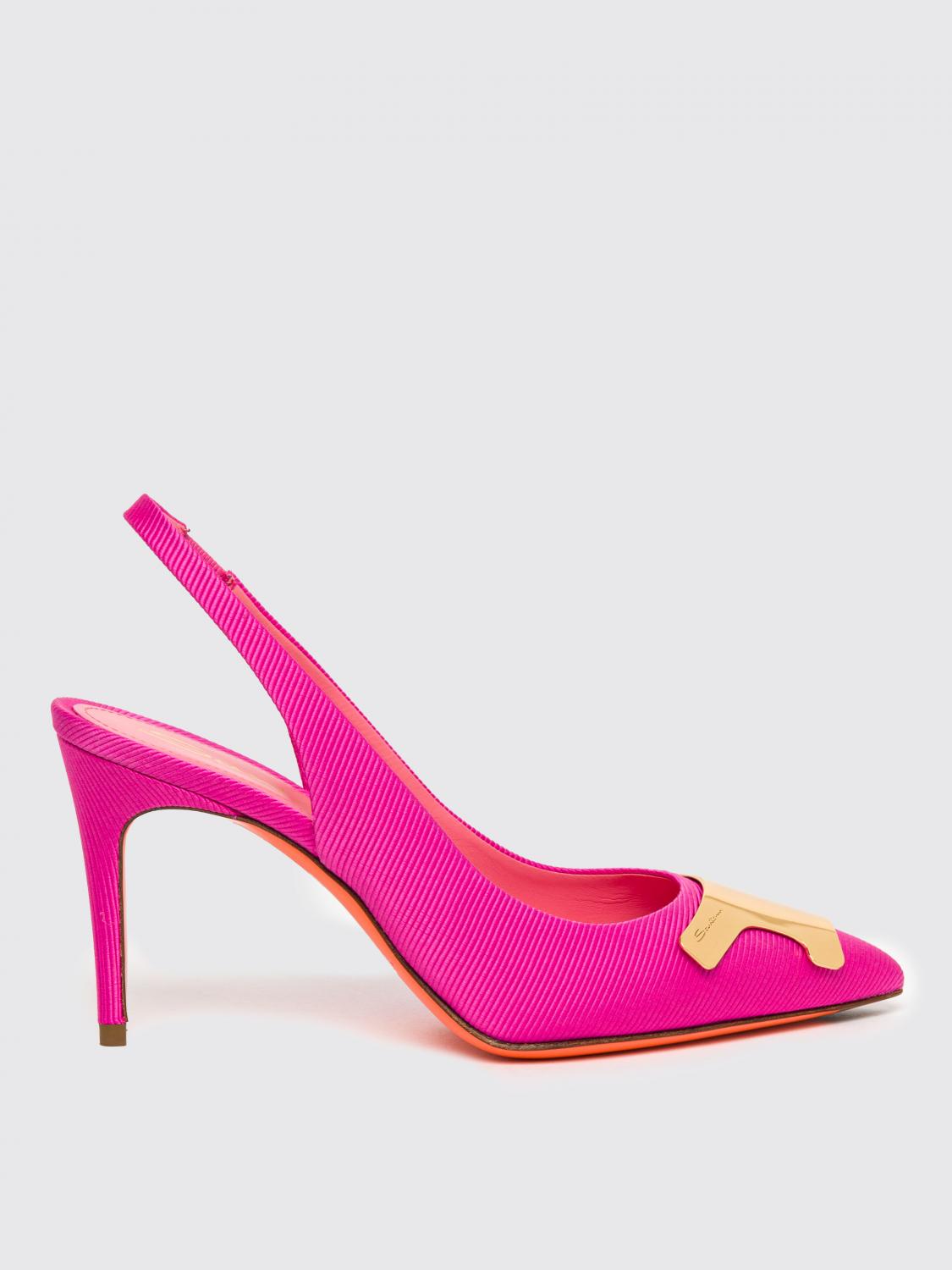 High Heel Shoes SANTONI Woman colour Violet