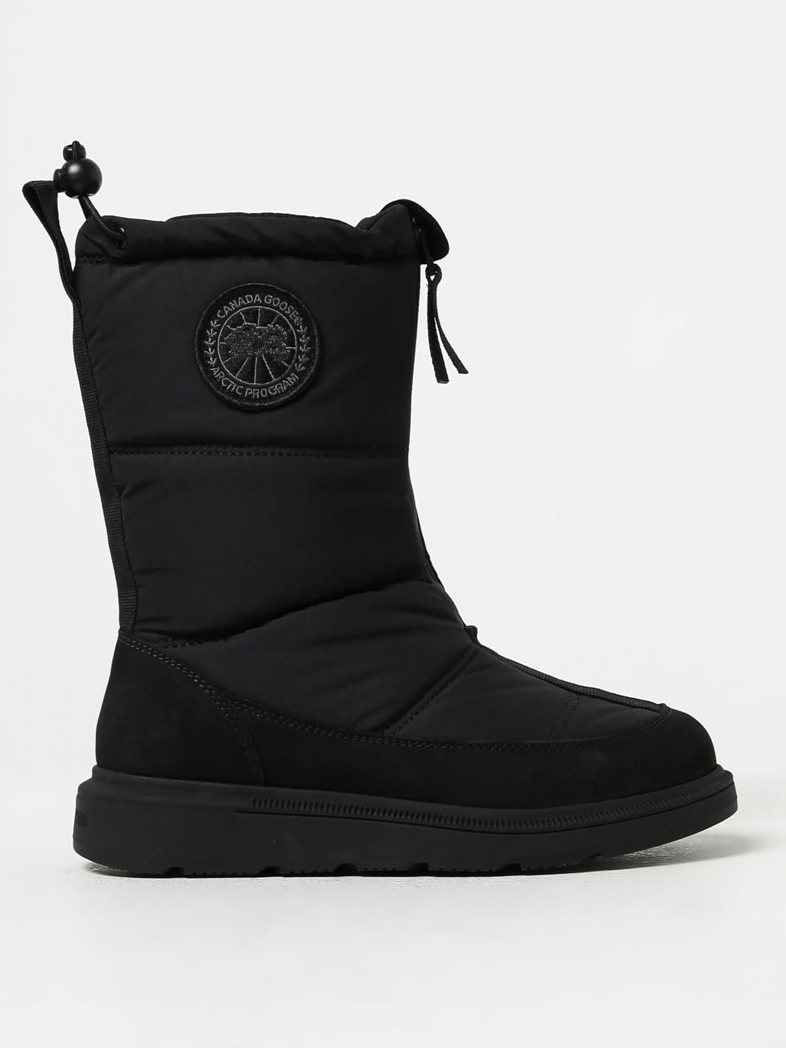 CANADA GOOSE FLAT ANKLE BOOTS CANADA GOOSE WOMAN COLOR BLACK,E82599002