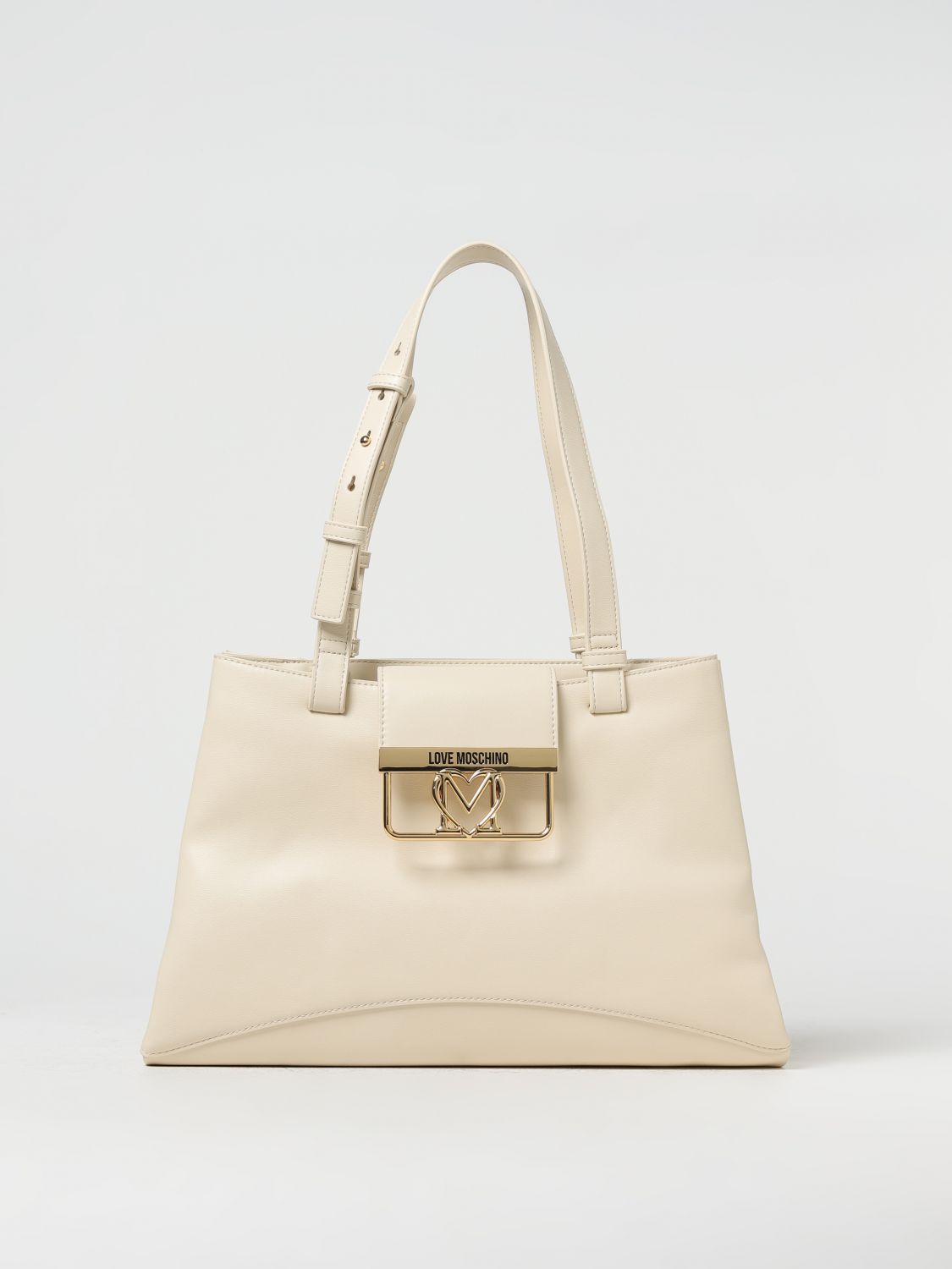 Love Moschino Shoulder Bag  Woman In Ivory