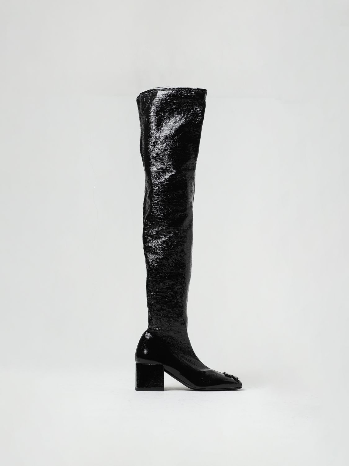Shop Courrèges Boots  Woman Color Black