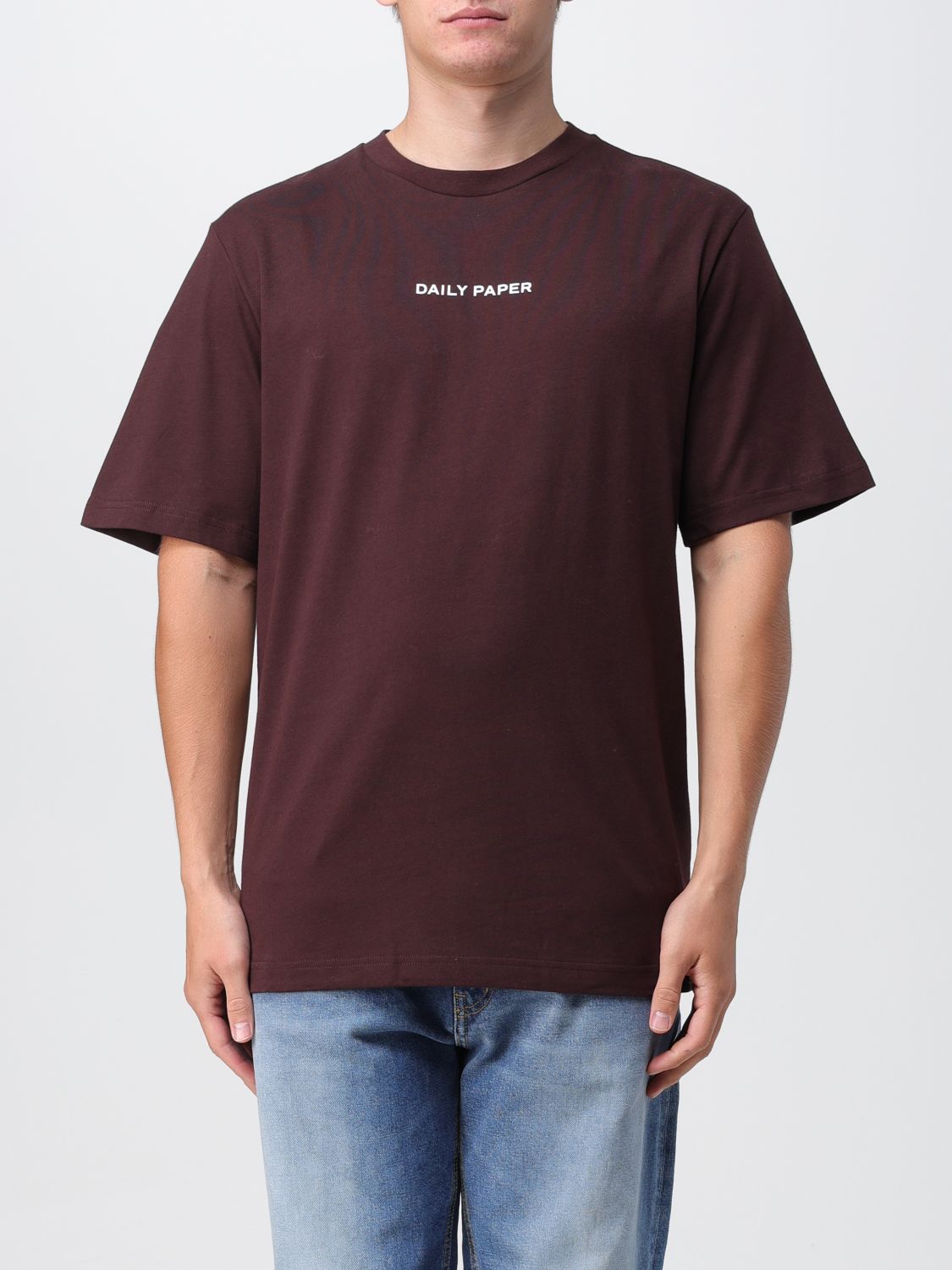 Shop Daily Paper T-shirt  Men Color Brown